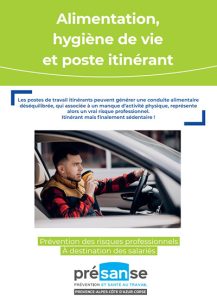 Alimentation hygiène de vie et poste itinérant
