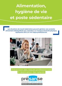 Alimentation hygiène de vie et poste sédentaire
