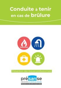 Conduite à tenir en cas de brûlure