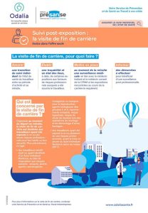 Suivi post-exposition : la visite de fin de carrière