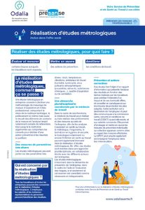 Réalisation d'études métrologiques