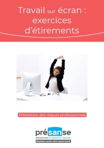 Travail sur écran : exercices d'étirements