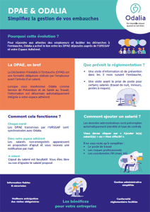 La Déclaration Préalable à l'Embauche - Odalia