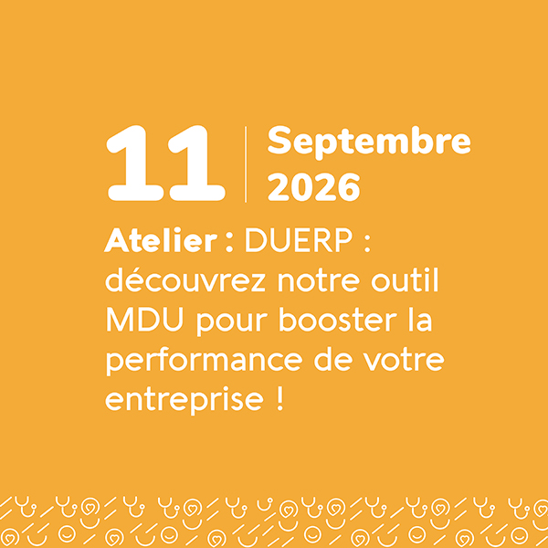 Participez à notre atelier pour booster la performance de votre entreprise en découvrant notre outil MDU. Rendez-vous le 8 septembre 2026. - Odalia - 11 septembre 2026 - Sainte-Maxime
