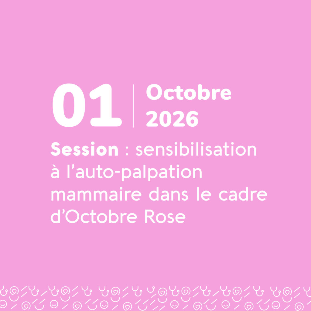 Octobre Rose : sensibilisation à l’auto-palpation mammaire - 1er octobre 2026 - Le Cannet des Maures
