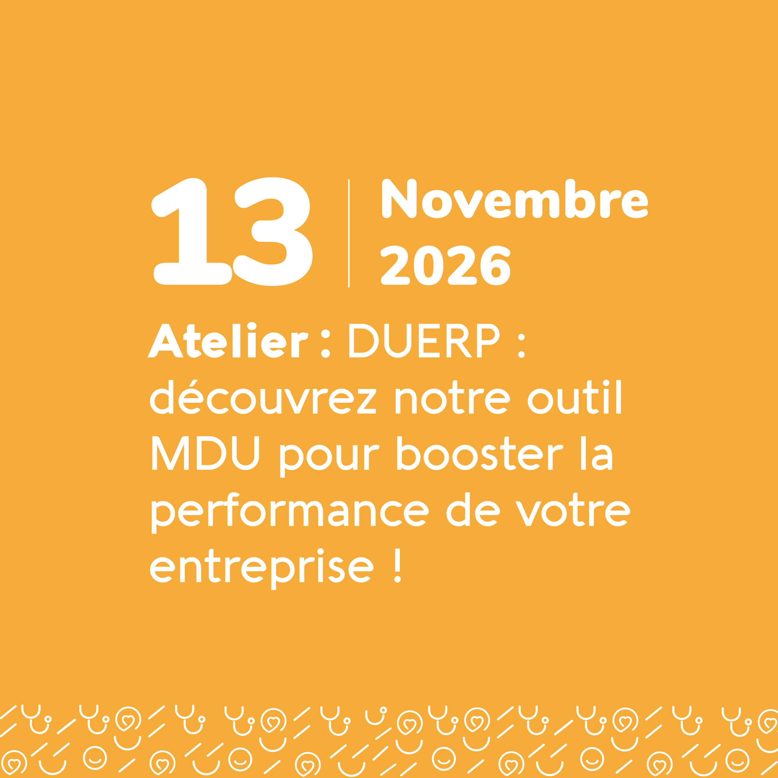 DUERP : découvrez notre outil MDU pour booster la performance de votre entreprise ! - 13 novembre 2026